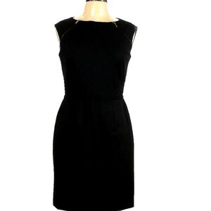 Gianna Bini Sz 6 LBD/or career dress with beautiful waist details.